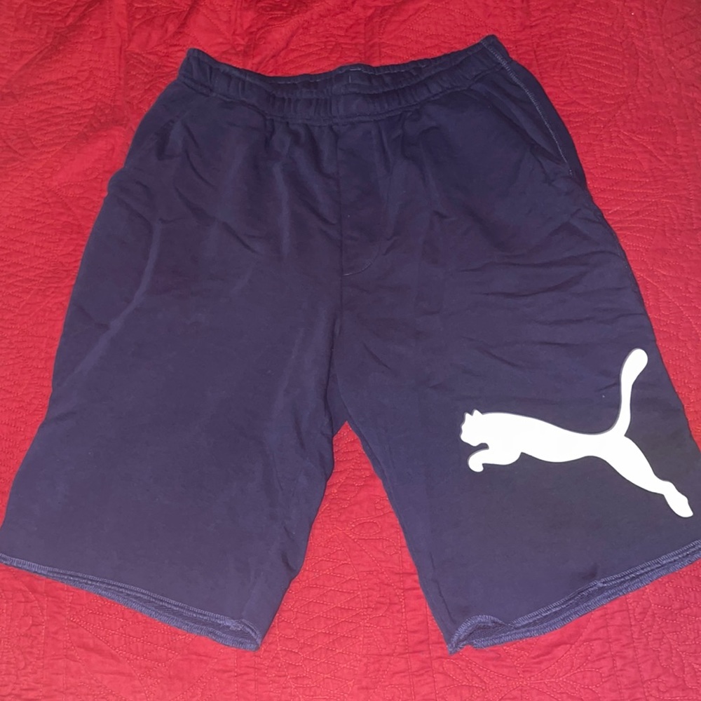 Puma Men’s Navy Sweatshorts
